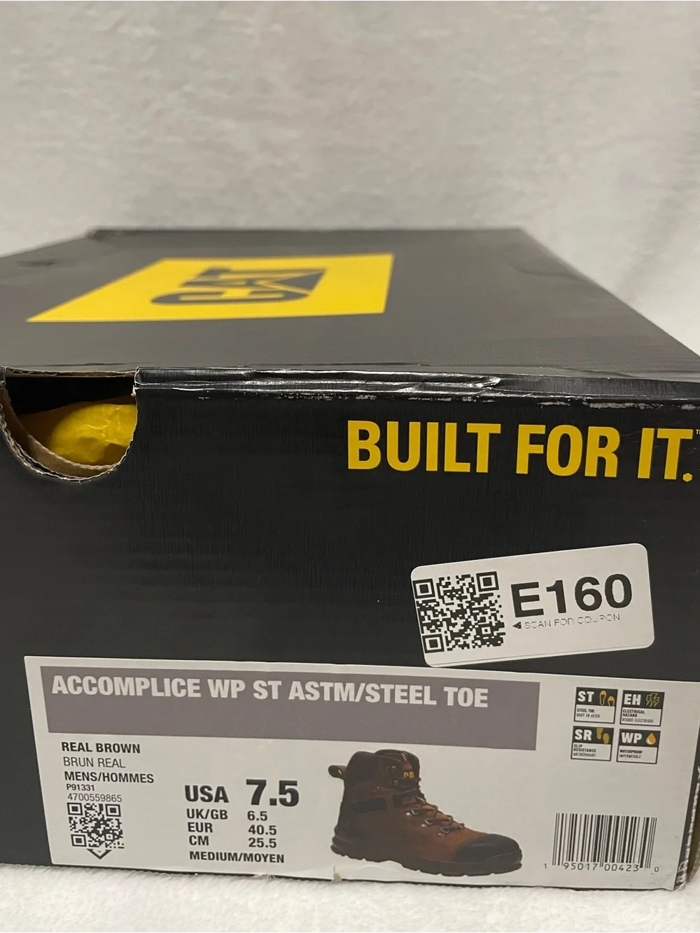 Caterpillar Accomplice Steel Toe Waterproof Work Boots